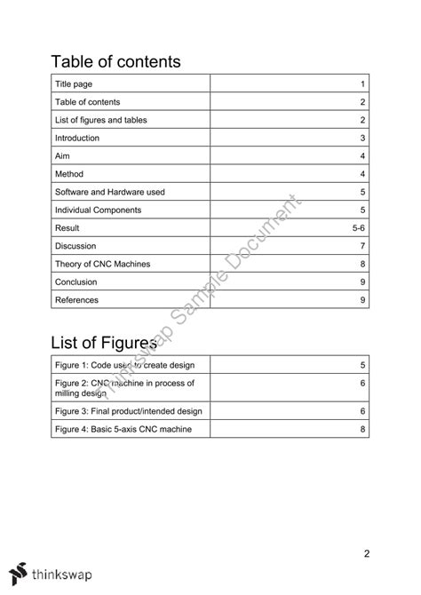 lab report on cnc machine